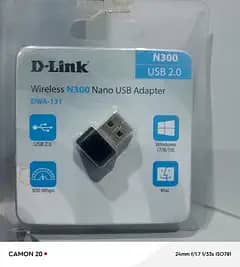 DLink WIFI USB Adapter NANO 300 FOR SALE