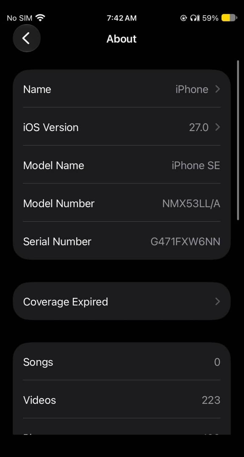 Apple iPhone SE 7