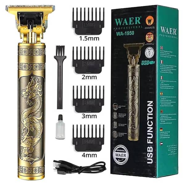Legacy deals Original Vintage T9 Trimmer and Hair Clipper Cutting Machine| Professional T9 Hair Trimmer Clipper| 0mm Cutting Cordless Hair Trimmer Shaving Machine| Metal USB Rechargeable Beard Trimmer T9 & Styler| Barbar Trimmer Hair Grooming Kit