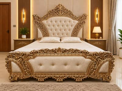LUXURY BEDS AND SIDE TABLE AVAILABLE
