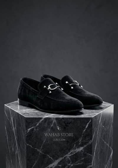 Black Horsebit Loafers