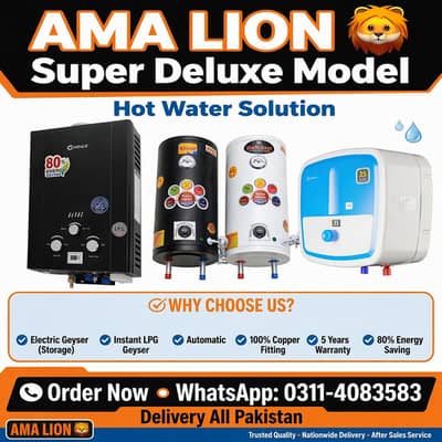 IMPOTAD ELECTRIC + GAS GEYSER WATER HEATER GAYSER INSTAD / 03114083583
