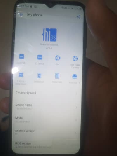 Tecno Other Model spark 7