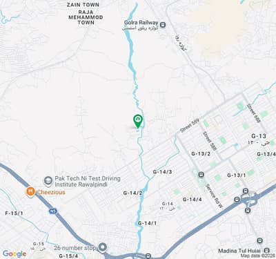 40-80 = 14 Marla Plot For Sale in F-14/4 Islamabad