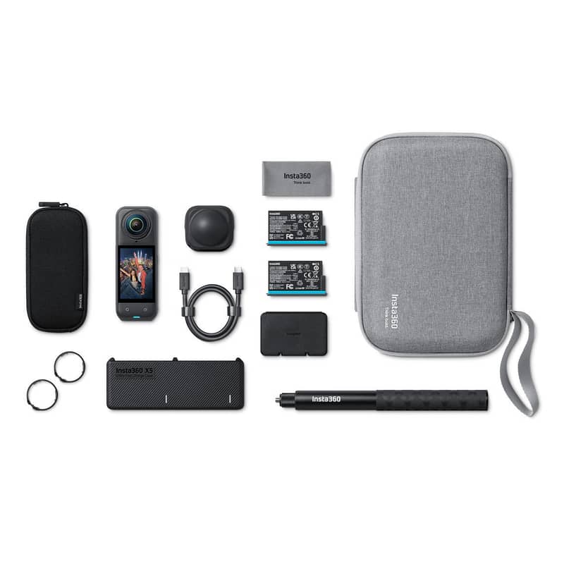 Insta360 X5 Camera Bundle | Extra Battery | Complete Accessories 0