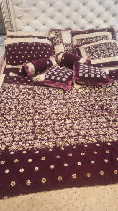 sheikhani's bridal bed sheet set