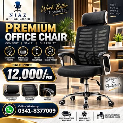 Executive Office chairs | Boss chair | Revolving chairs in karachi