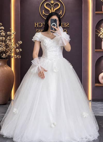 white weding maxi for sale