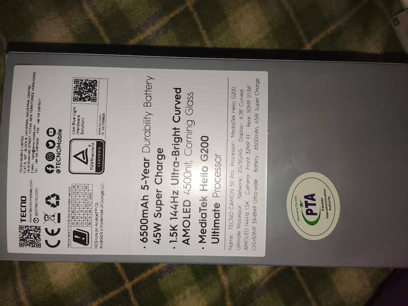 TECNO CAMON 50 PRO 3