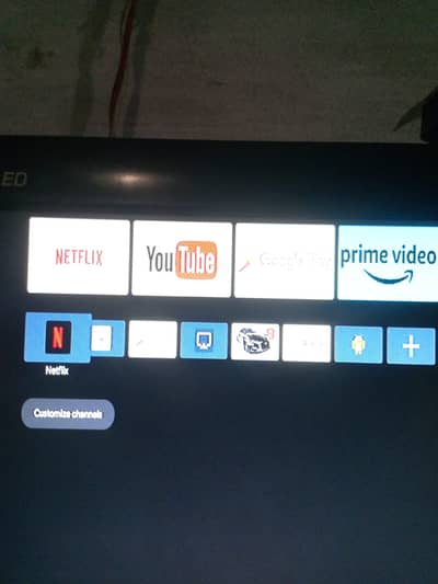 Led tv with Android tv box size 22 inch