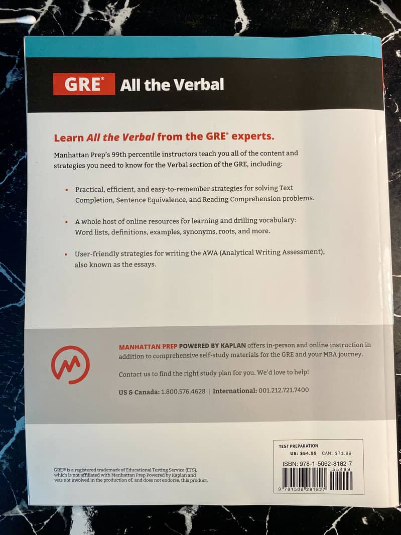 Manhattan Prep’s GRE Complete Set 1