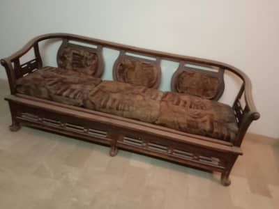 5 seater sofa set  solid wood