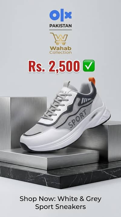 Men's Trendy Sports Sneakers / Running Shoes - Wahab Collection