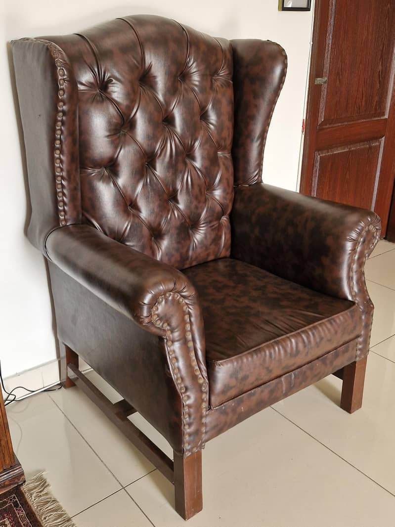 2 high back chairs 1