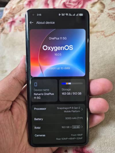 OnePlus 11 5G | 16GB RAM | 512GB Storage | Snapdragon 8 Gen 2