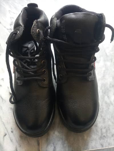 Black High-Top Boots