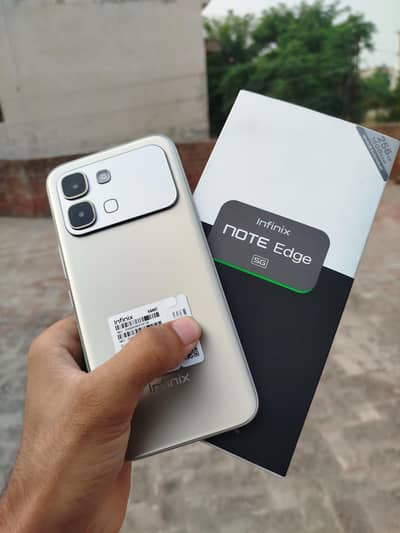 infinix not edge 5g    only 1.5 month use