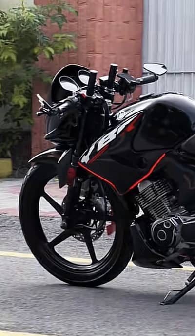 YBR dead drop handle Exhaust
