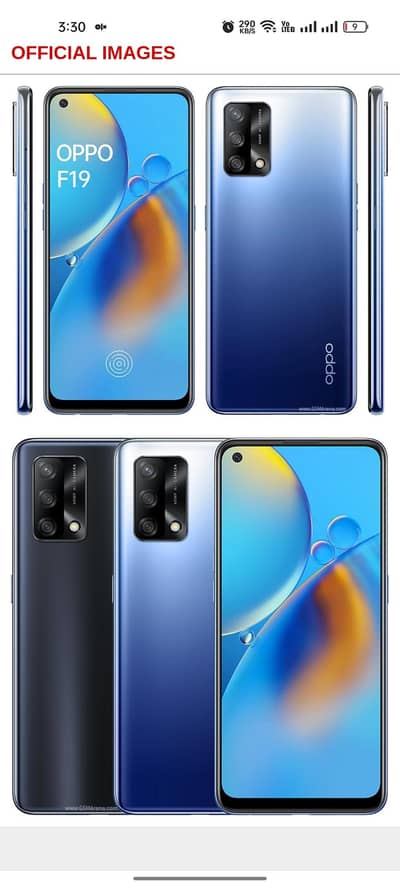 Oppo f19 Front finger 6/128