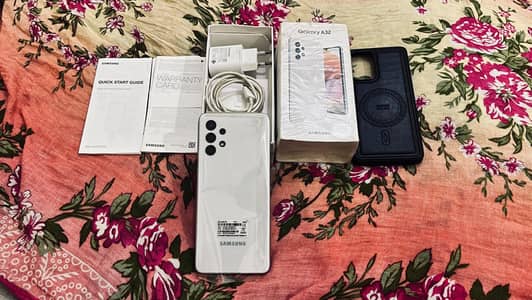 Samsung Galaxy A32 With Complete Box Charger Cable 6/128