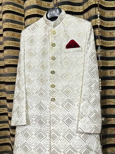 White Sherwani For Sale