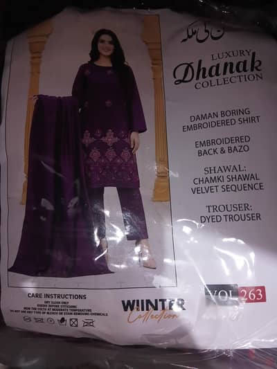 Dhanak dress for winter