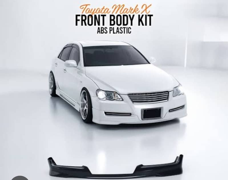 Mark x platic bodykit with diffuser light 1