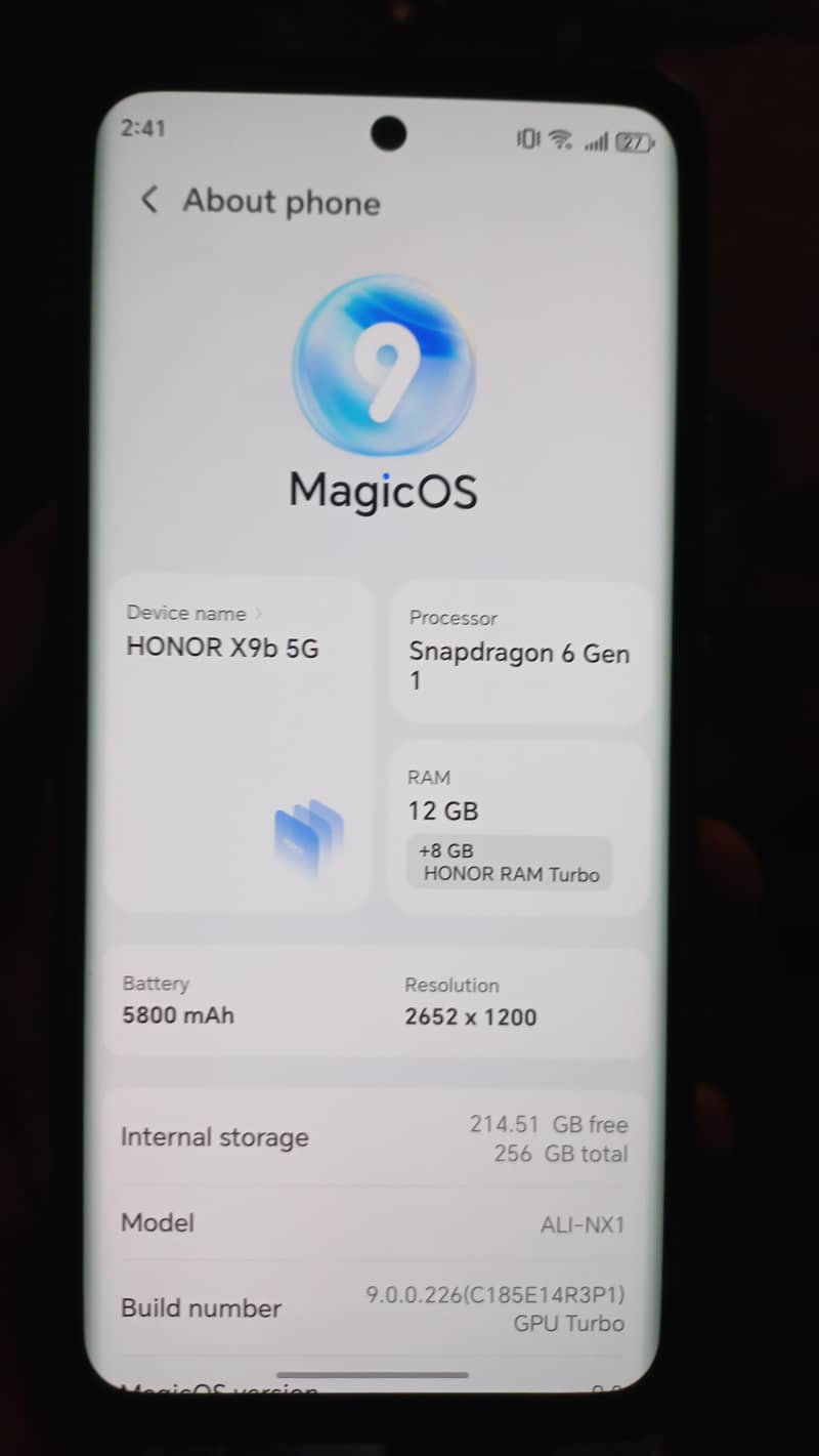 Honor X9b 1