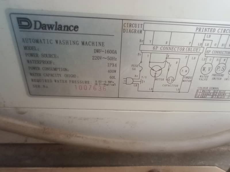 Dawlance Automatic Washing Machine 1