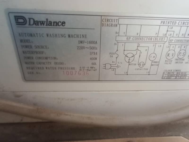 Dawlance Automatic Washing Machine 2