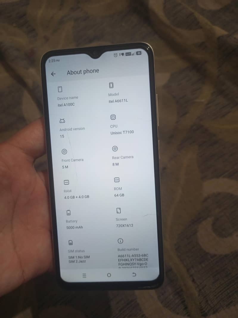 Itel A100C 4