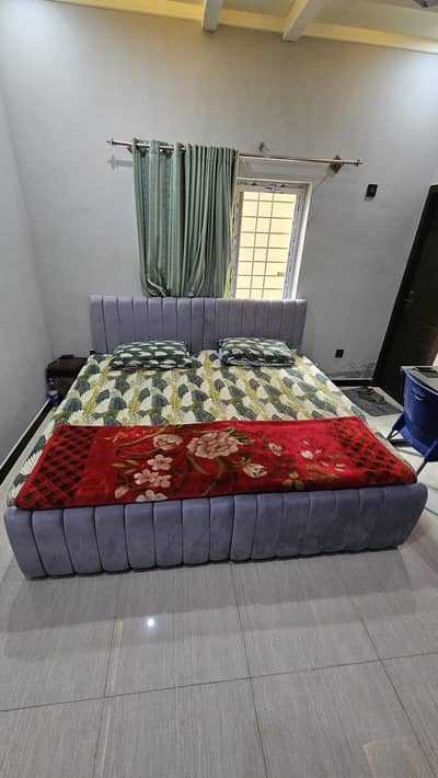 2 Single Beds – Velvet Grey – Can Join as King Size