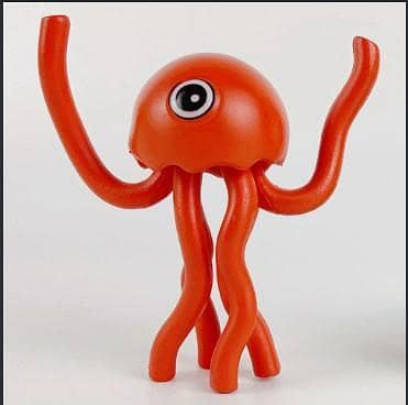 Cute Jellyfish Octopus Squishy Fidget Toy – Soft Rubber Stress Relief & Anti-Anxiety Sensory Toy for Kids & Adults  R5950