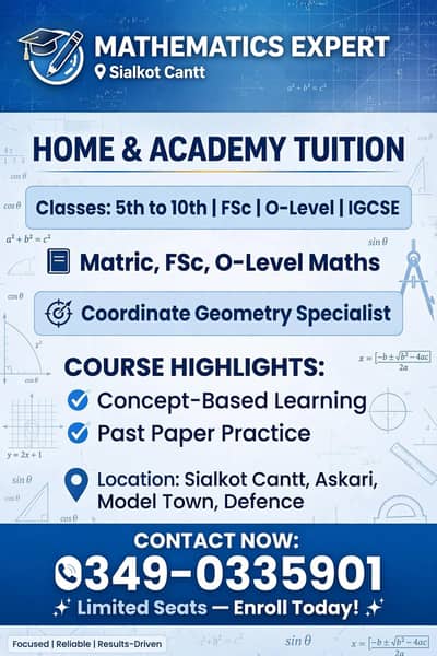 Hasan Arif (Mathematics)