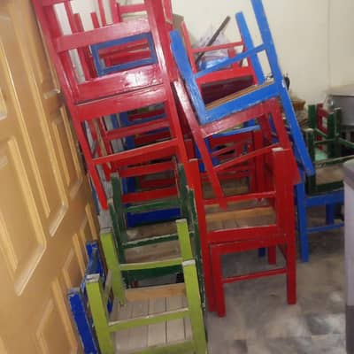 cabinet or school chairs for sale location near khnna pul