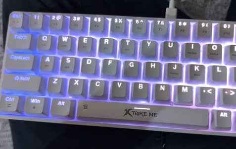 Xtrike ME GK-994W Wireless Gaming Keyboard | White | Bluetooth | Wired