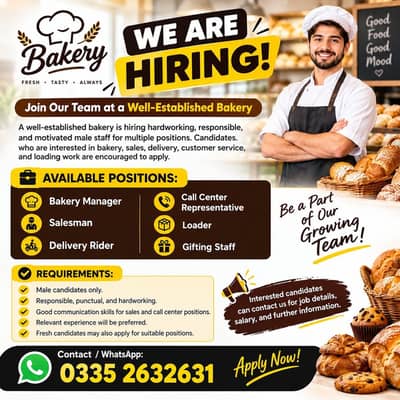 account and other staff required