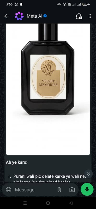 velvet  memories original perfume  for men full bottle 100 ml