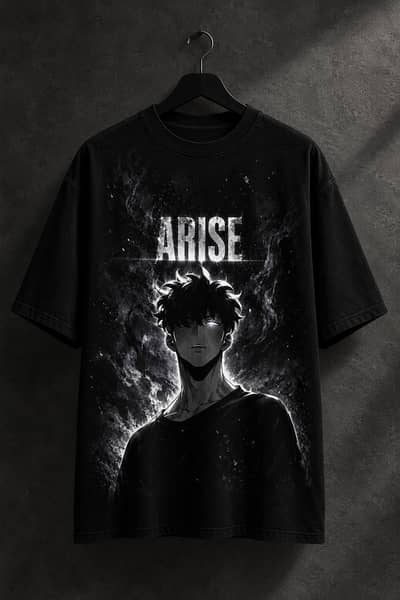 Sung Jinwoo Design Printed T-shirt – Stylish & Premium!