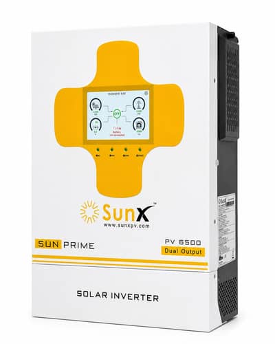 Sunx 4kw Hybrid inverter (sunprime) PV 6500W
