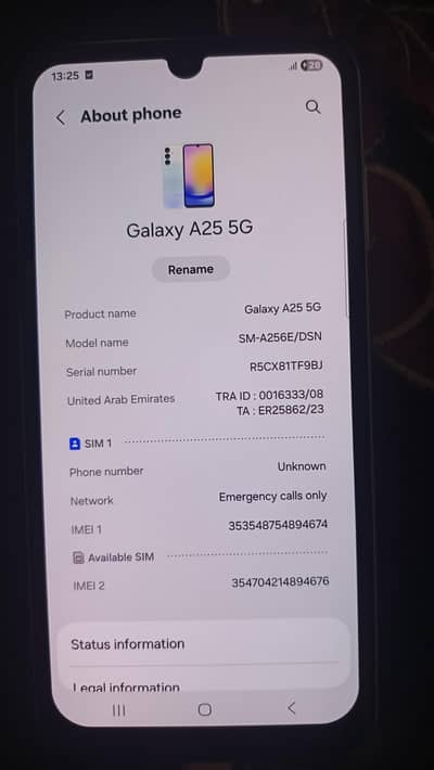 Samsung Mobile A25 5G