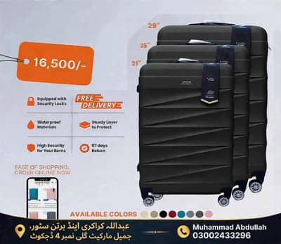 3 pices luggage bag  set