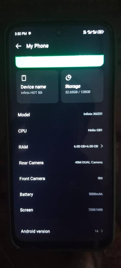 Infinix Hot 50i
