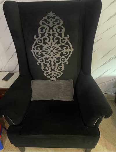 2 high back chairs