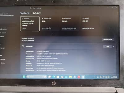 HP Laptop 8th Generation i5