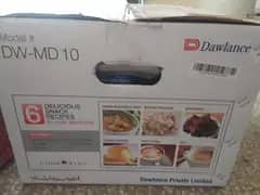 A. o. a New Dawlance microwave over for sale. Dw-MD 10
