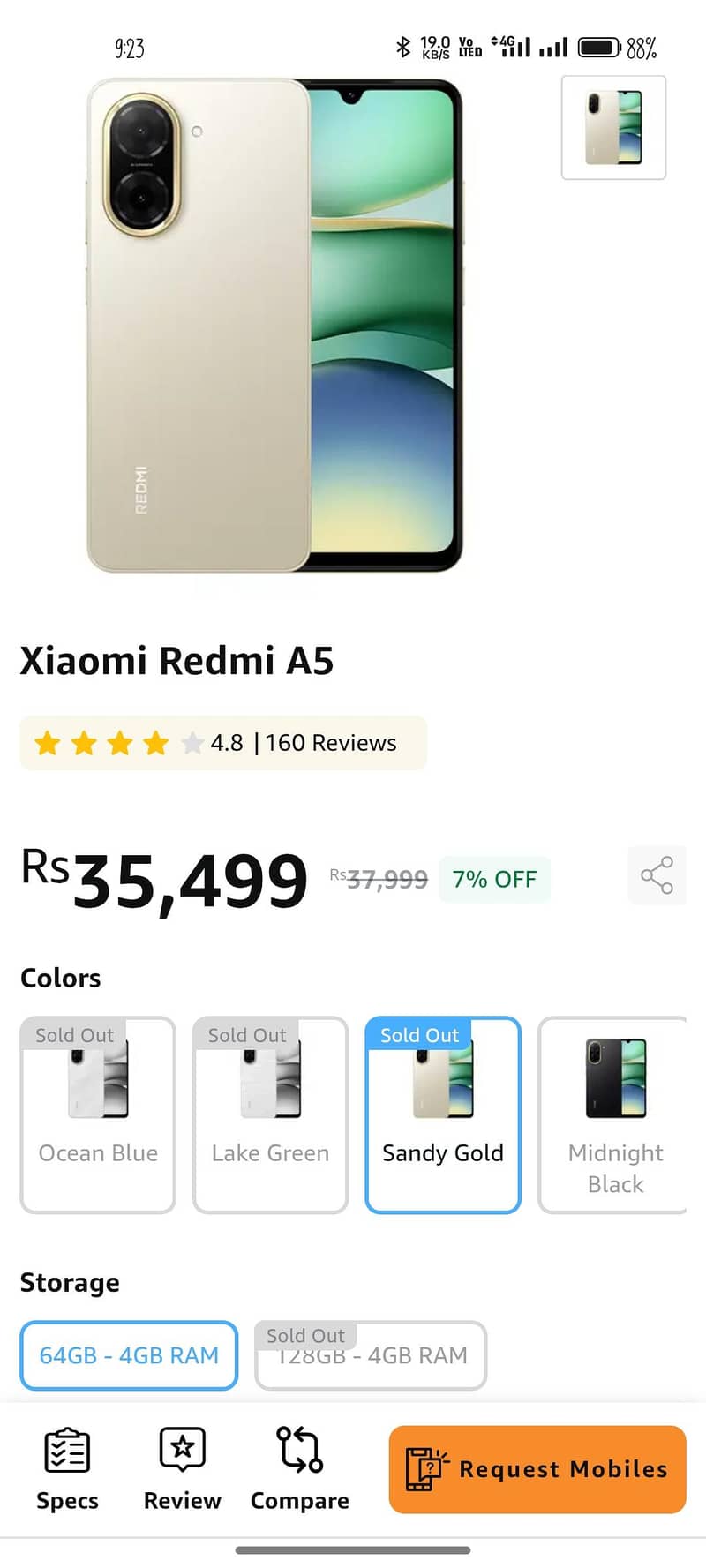 Xiaomi Redmi A5 0