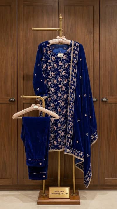 velvet 3 PC dress