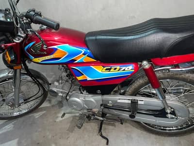 Honda CD 70 2026 Model Red Color | Like New | Urgent Sale