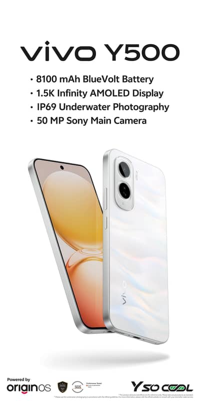 Vivo Y500 128 Gb Box Pack